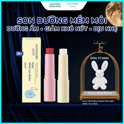 Son Dưỡng Cho Bé Làm Mềm Môi Khô Nẻ GOONGBE Kids Mild Lip Balm 3g