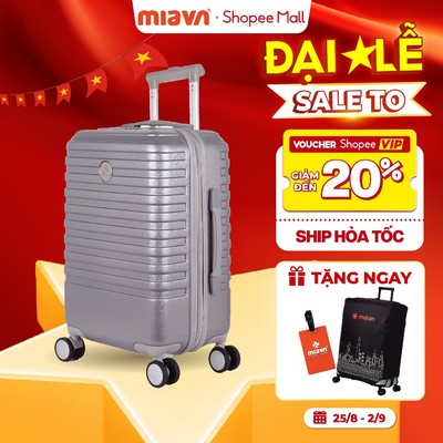 [XẢ HÀNG] Vali Kéo MIAvn Du Lịch Pisani REITO - Size 20, Nhựa PC/ABS Sêu Bển, Khoá Đôi Nới Rộng, Cổng Sạc USB