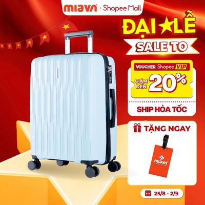 Vali Kéo MIAvn Du Lịch Larita ALY - Size 20/24/28, Nhựa PP Siêu Bền, Chống Va Đập Tốt, Bảo Hành Trọn Đời