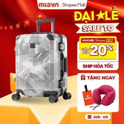 Vali Khoá Khung MIAvn Larita ONYX FR01 Size 20/25/29 inch - Nhựa PC+ABS Khung TSA 2 Điểm Cứng Cáp Bảo Mật Cao