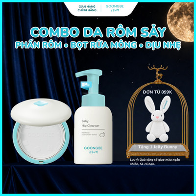 [HĂM TÃ] Combo Phấn Rôm & Bọt Rửa Mông Dành Cho Bé Sơ Sinh