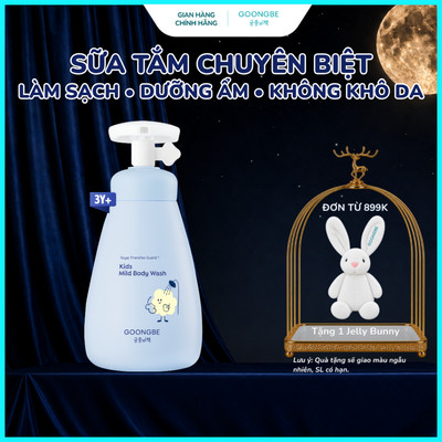 Sữa Tắm Làm Sạch Sâu & Cấp Ẩm Cho Da Bé GOONGBE Kids Mild Body Wash 300ml