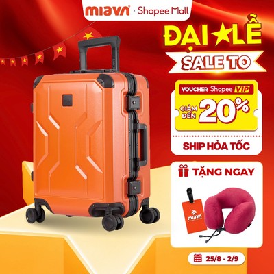 Vali Khóa Khung MIAvn Larita INZO FR01 Size 20/25/29 inch - Nhựa PC+ABS Bền Bỉ, Khoa Khung TSA 2 Điểm Bảo Mật Cao
