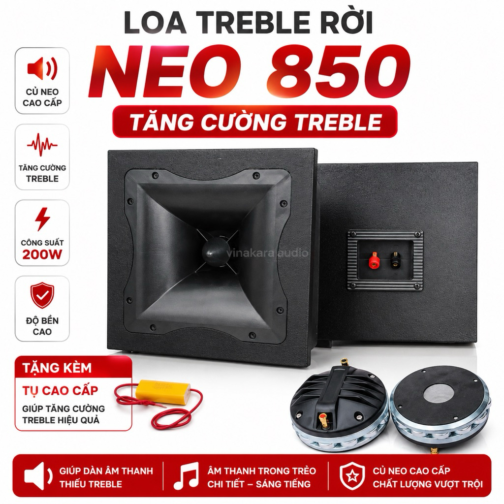 Loa treble rời tăng cường treble Neo 850, 200w, SL1