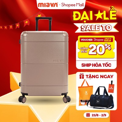 Vali Kéo MIAvn Du Lịch Heys ZEN - Size 20/24/28 Nhựa PC Cao Cấp, Khoá TSA, Dây Kéo Nới Rộng, Chính Hãng 100%