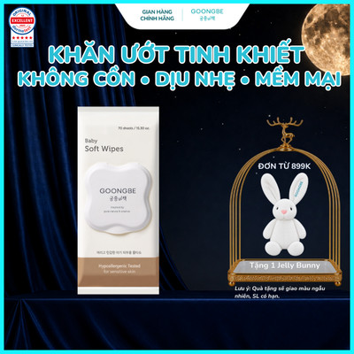 Khăn Ướt Cho Bé Sơ Sinh GOONGBE Baby Soft Wipes