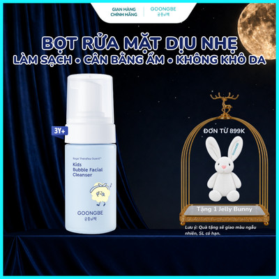 Sữa Rửa Mặt Tạo Bọt Làm Sạch Lành Tính GOONGBE Kids Bubble Facial Cleanser 100ml