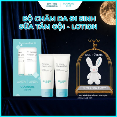Set Quà Tặng Dual Kit Gồm Sữa Tắm Gội GOONGBE 100ml Và Lotion Dưỡng Ẩm Body 100ml