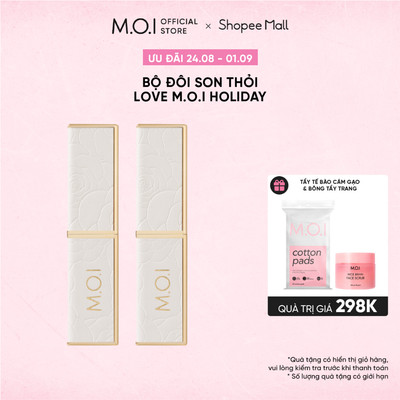 Bộ Đôi 2 Son Thỏi Love M.O.I Holiday - Phiên Bản Lễ Hội 2.7g