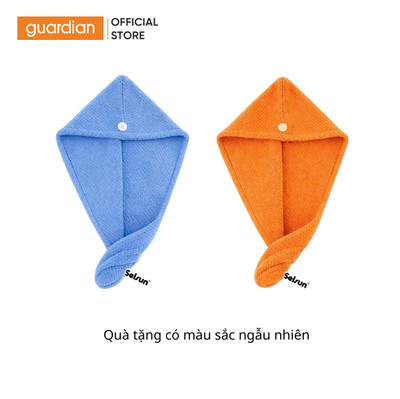 [HÀNG TẶNG KHÔNG BÁN] SelSun Khăn Ủ Tóc Nhanh Khô 62x25cm | Guardian Việt Nam