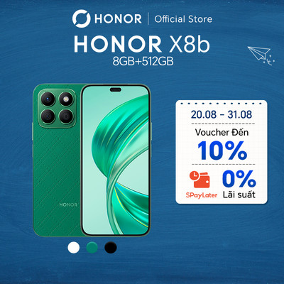 Điện thoại Honor X8b 8GB+512GB | Snapdragon 680, Camera 108MP | BH 18 Tháng Hàng Chính Hãng