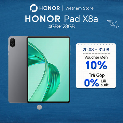 Máy tính bảng Honor Pad X8a 4GB+128GB | Màn hình TFT LCD 11" 90Hz | Pin 8300mAh | BH 18 tháng