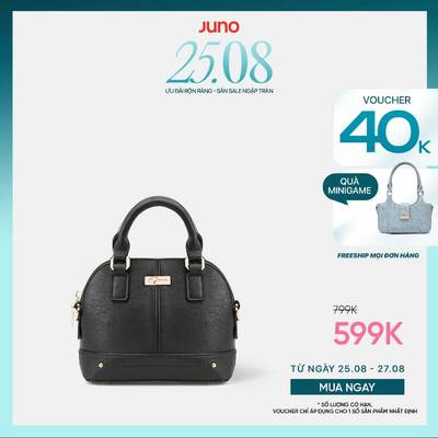 Túi Xách Nữ Thời Trang JUNO Cỡ Nhỏ Top Handle Logo Chữ Kí TXN812