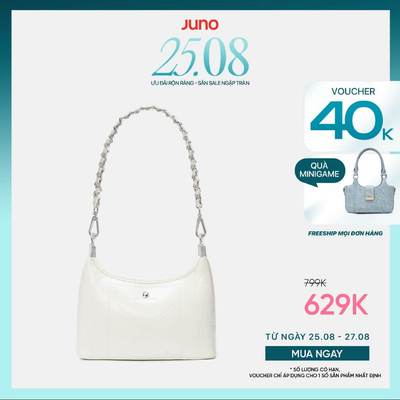 Túi Xách Nữ Thời Trang JUNO Cỡ Nhỏ Shoulder Strap Chần Chỉ Hoạ Tiết TXN924