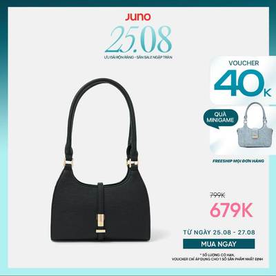 Túi Xách Nữ Thời Trang JUNO Cỡ Nhỏ Đeo Vai Trang Trí Khoá TXN834