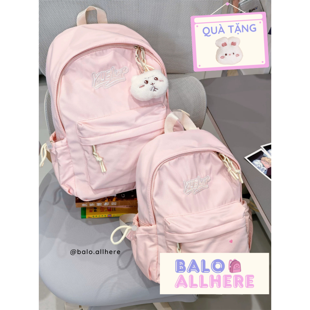 [ORDER] Balo Nữ Trơn Đơn Giản Chống Nước BL954