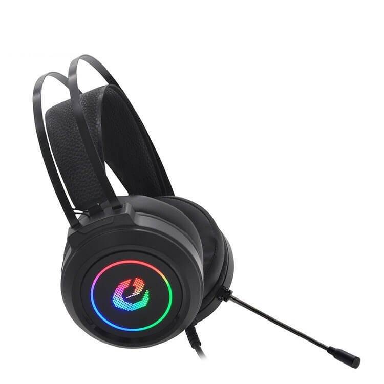 Tai Nghe Gaming JRS Mic Dài/Ngắn LED RGB Cổng USB-Tai nghe máy tính gaming bass sâu, mic dài đàm tho