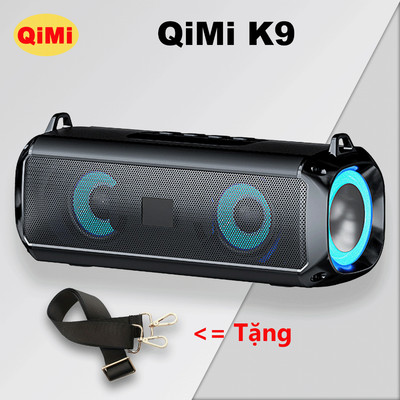 Loa Bluetooth Di Động K9 - Dây Đeo Thoải Mái, Đa Dạng Kết Nối, Micro Tích Hợp, LED Màu Tinh Tế