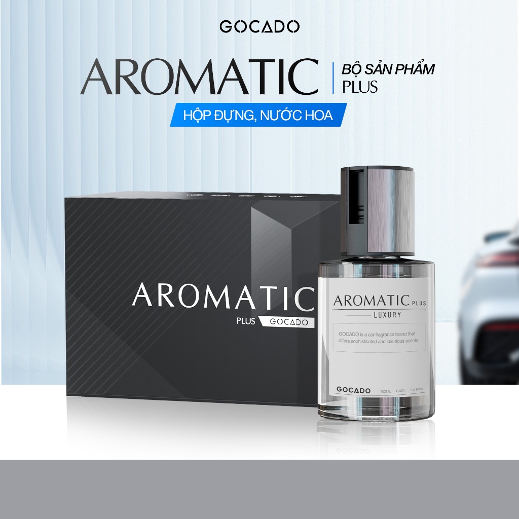 Nước Hoa Ô Tô Cao Cấp AROMATIC PLUS GOCADO Khử Mùi Xe Hơi Cao Cấp,Hương Hoa Kết Hợp Vơi Gỗ,Kèm Lõi B