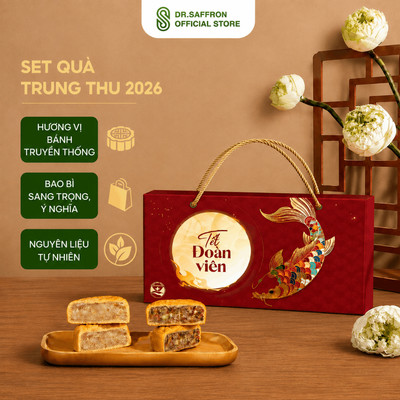 Set quà 2 bánh Trung Thu Truyền thống sang trọng tặng người thân, bạn bè, đồng nghiệp, đối tác