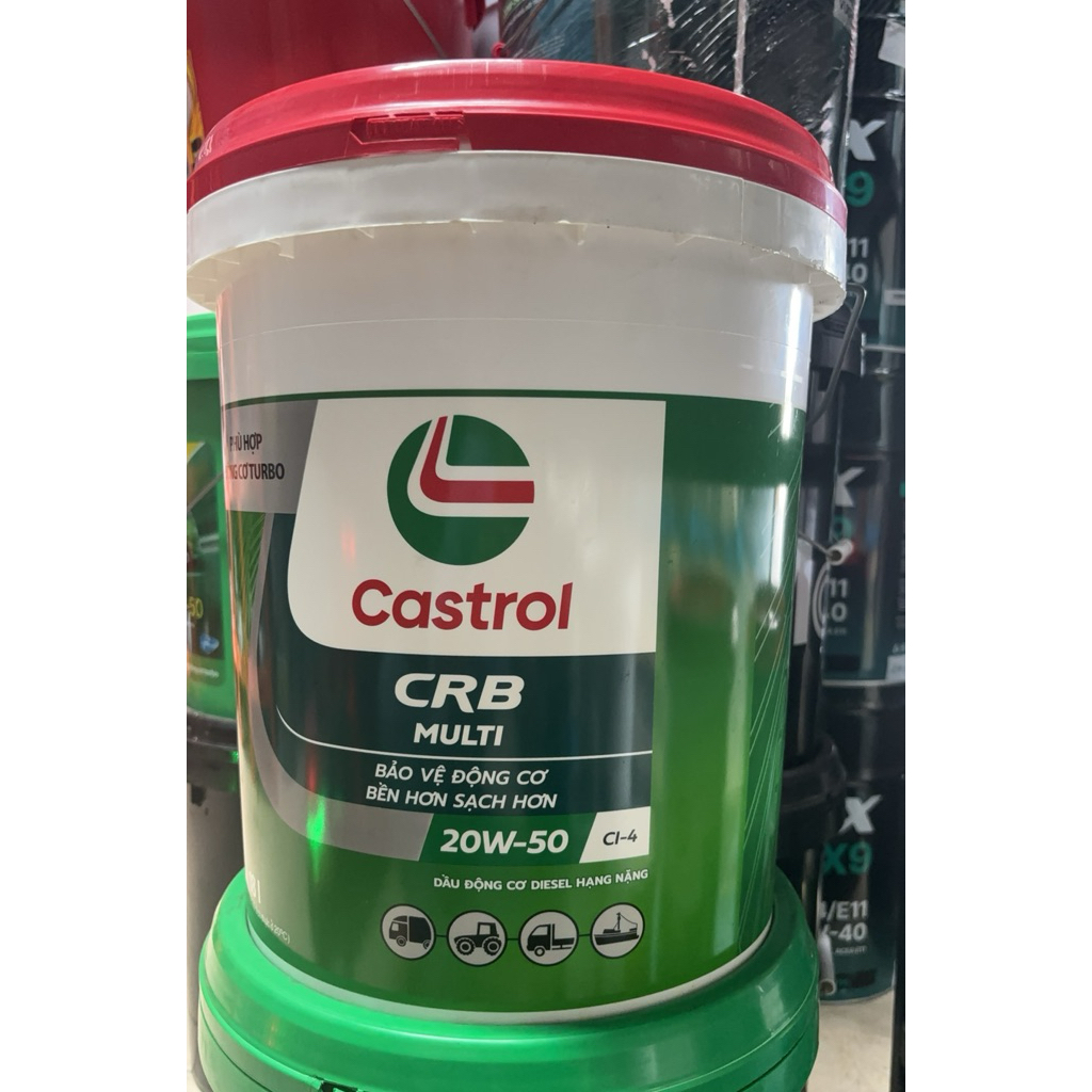 Castrol CRB Mutil 20w50 Cl-4 18L(mẫu 2026)