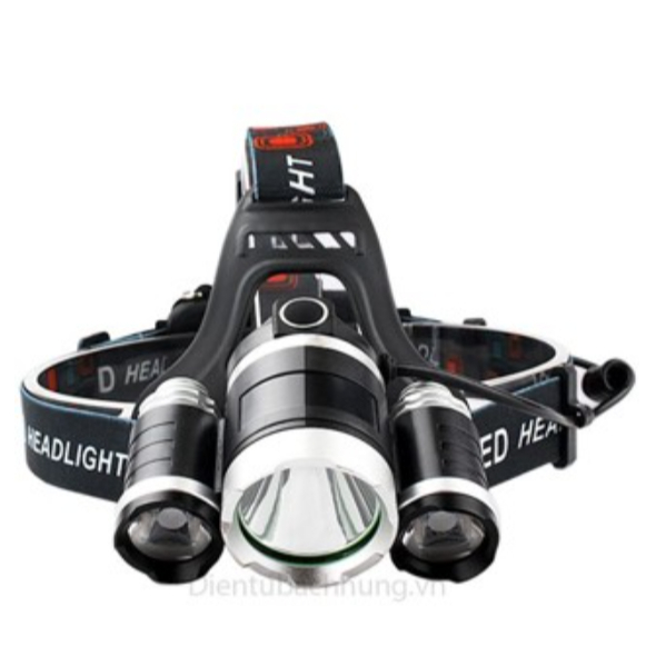 đèn pin siêu sáng s350x + s400 bản 2 pin đi kèm, thân kim loại, khánh nước