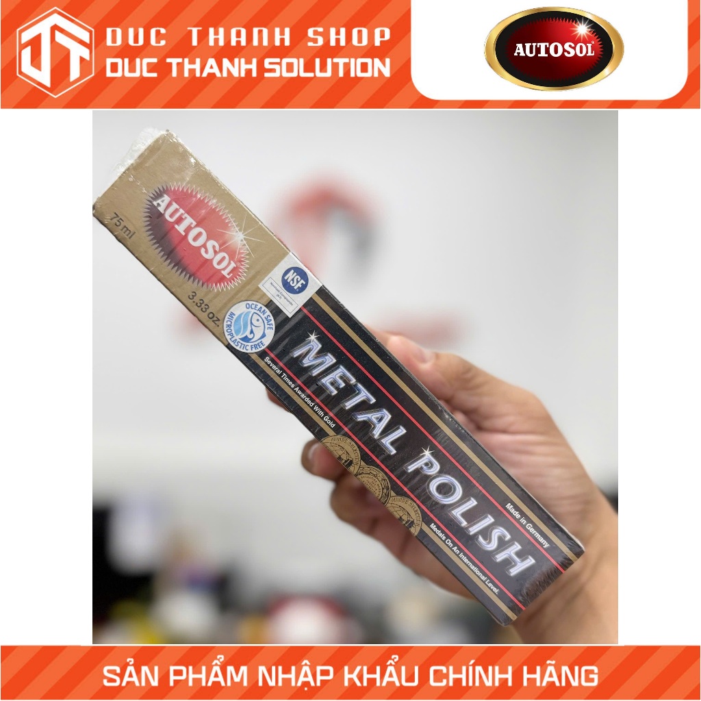 Kem đánh bóng kim loại hàng nhập khẩu Đức - Germany Autosol Metal Polish 75ml