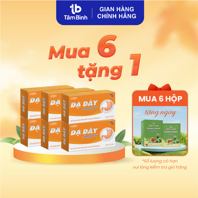 [Combo 6] Dạ dày Tâm Bình - Hỗ Trợ Giảm Viêm Loét Dạ Dày, Tá Tràng, Trào Ngược Dạ Dày