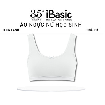 Áo ngực nữ học sinh iBasic không gọng mút mỏng thun lạnh thoáng khí BRAT031