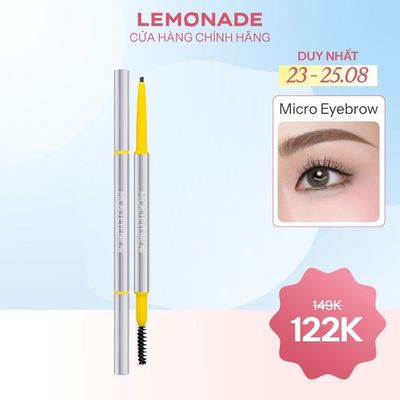 Chì kẻ mày siêu mảnh lâu trôi Lemonade Micro Eyebrow 0,1g