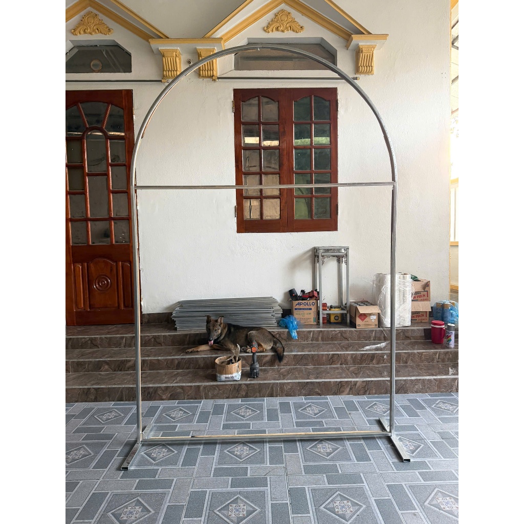 Khung Backdrop Dạng Vòm 1m2 x 2m – Thanh Treo Rèm Trang Trí Sự Kiện, Làm Backdrop Chụp Ảnh KR-2