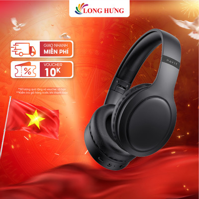 Tai nghe chụp tai Bluetooth Havit H633BT - Hàng chính hãng