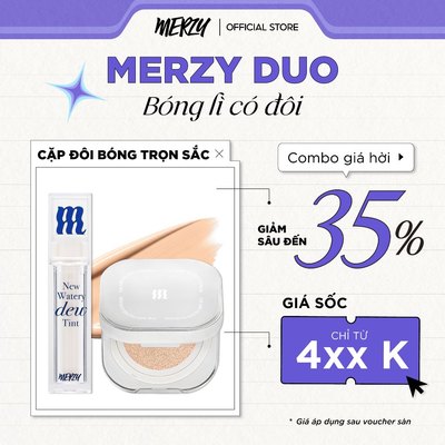 [MERZY DUO] FULL FACE DUO: Phấn Nước Merzy The Airy Filter Cushion 11g + Son Tint Merzy New Dew 4g