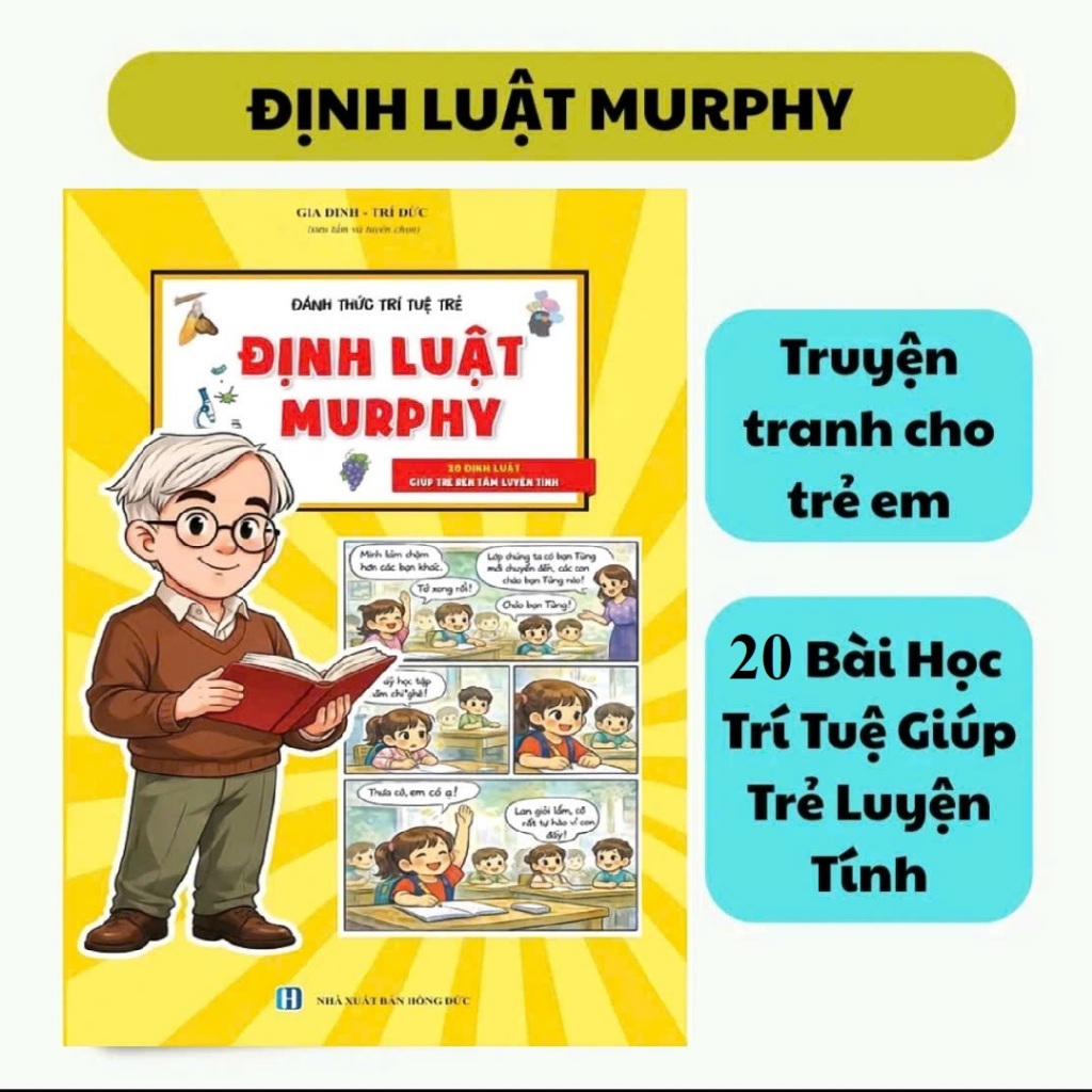 Sách - Định Luật Murphy - 20 Định Luật Giúp Trẻ Rèn Luyện Tâm Tính