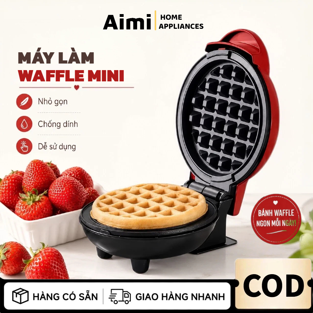 [ Aimi ] Máy Nướng Bánh Máy Làm Bánh Kẹp Máy Làm Bánh Quế Máy làm bánh waffle Cao cấp