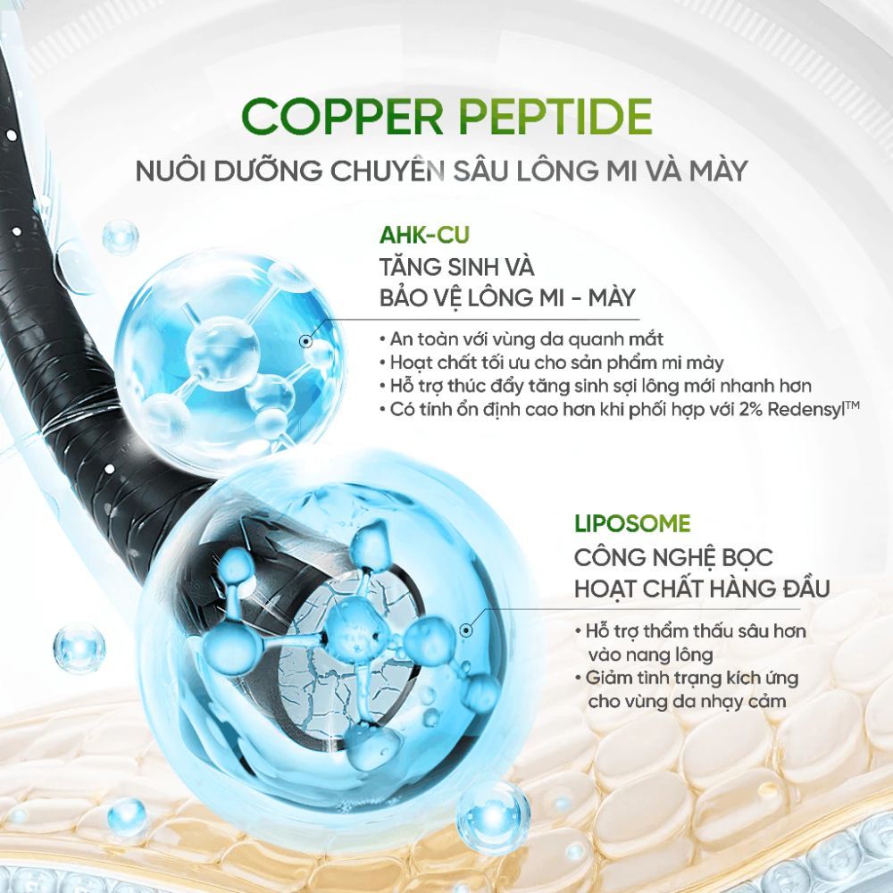 Ảnh 6 của Tinh Chất DAILY EFFECT Growth Peptide Lash & Brow Serum Làm Dày Và Dài Mi - Mày 5g