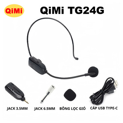 Micro Không Dây Trợ Giảng TG24G - Kết Nối 2.4G, Pin Dung Lượng Lớn, Tương Thích Nhiều Thiết Bị