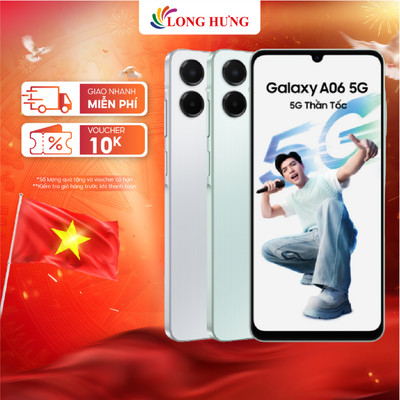 Điện thoại Samsung Galaxy A06 5G - Hàng chính hãng