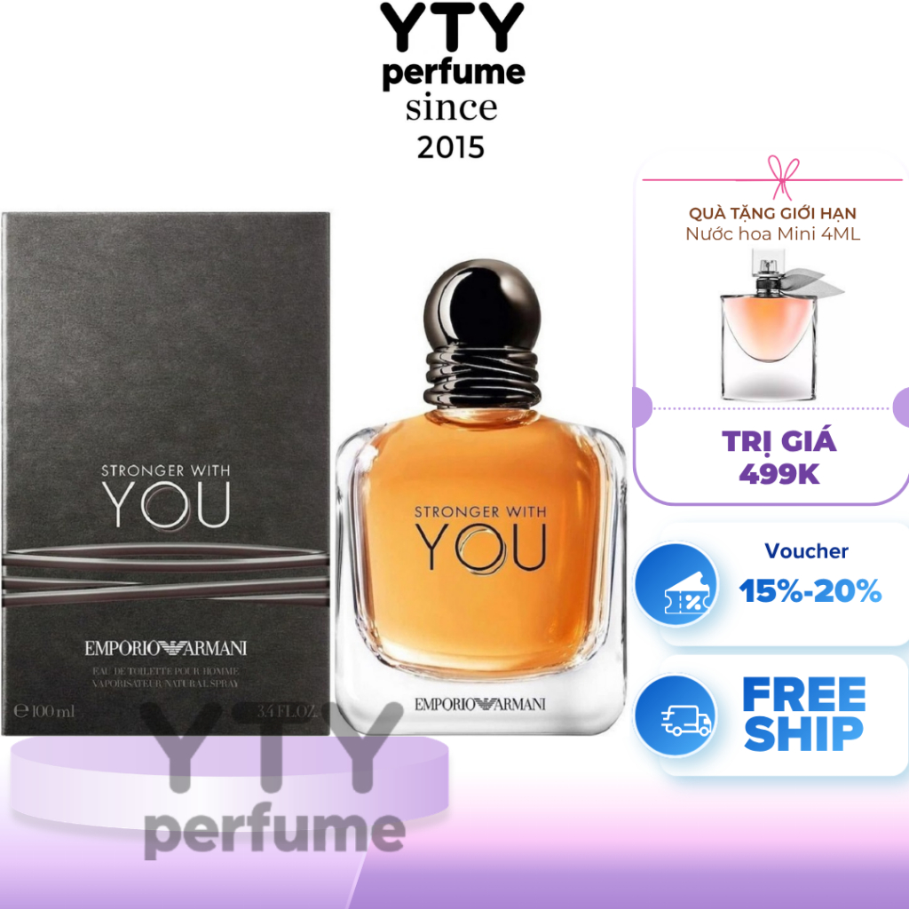 (Hỏa tốc HCM) Nước Hoa Nam Giorgio Armani Emporio Armani Stronger With You EDT 100ml Auth FULL BOX