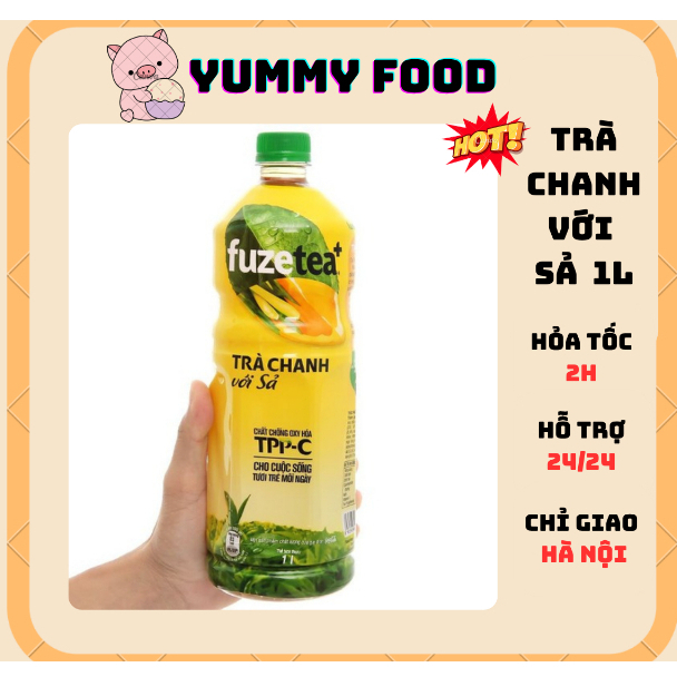 Trà chanh với sả Fuze tea 1 lít