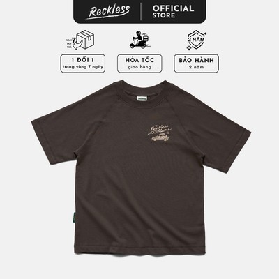 [Limited Edition] Áo thun Raglan "Reckless X Mems 2026" Oversized Cotton Unisex