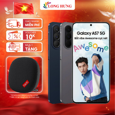 Điện thoại Samsung Galaxy A57 5G - Hàng chính hãng