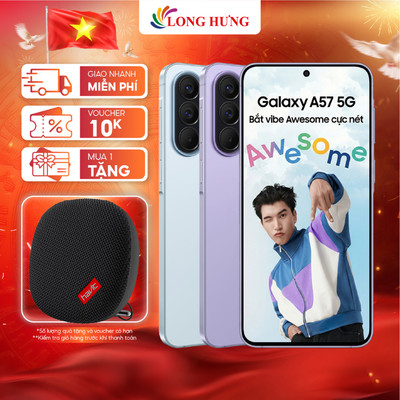 Điện thoại Samsung Galaxy A57 5G (8GB/128GB) - Hàng chính hãng