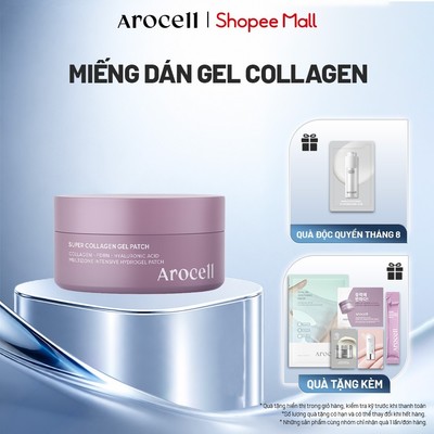 Miếng Dán Gel Collagen Đa Vùng Arocell Super Collagen Gel Patch | 1 Hộp 60 Miếng