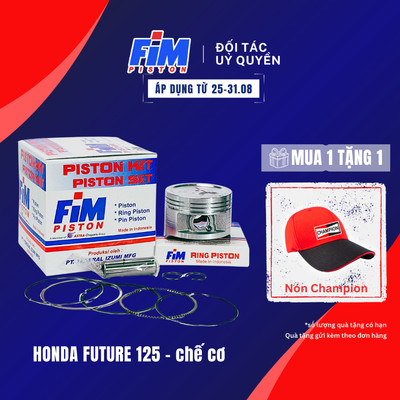 Bộ Piston FiM40 cho xe Honda Future 125 mã KPH