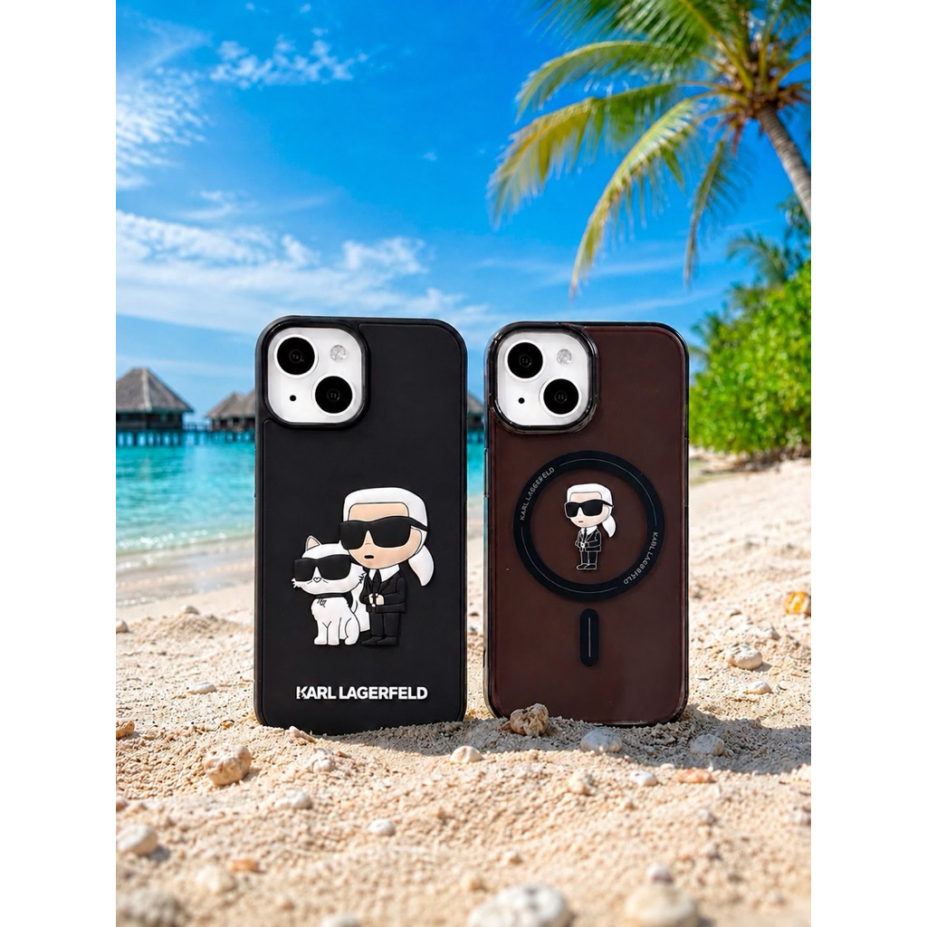 Ốp Iphone 15 thường thương hiệu Karllagerfeld chính hãng