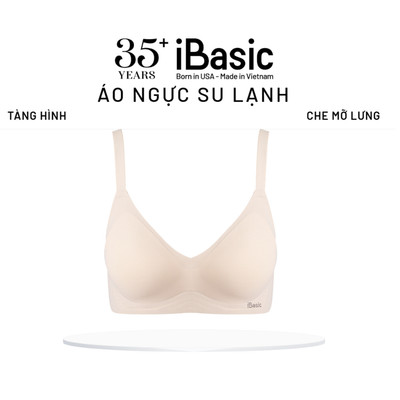 Áo ngực su tàng hình mút mỏng iBasic T-shirt che mỡ lưng, Không đường may, không lộ viền BRAY104