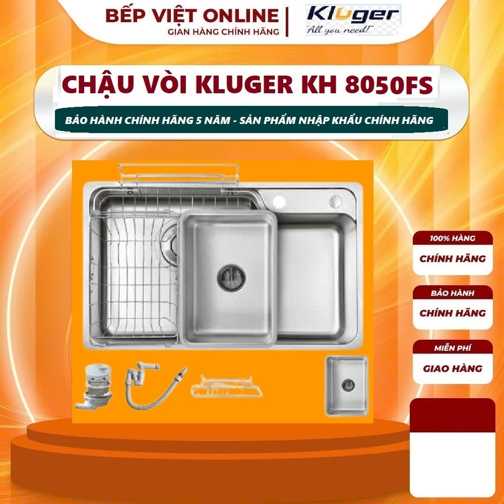 Chậu rửa bát Kluger KH8050FS Basic