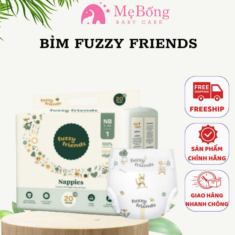 [BỈM FUZZY FRIENDS] BỈM ĐÊM THƯƠNG HIỆU BỈM CAO CẤP ÚC
