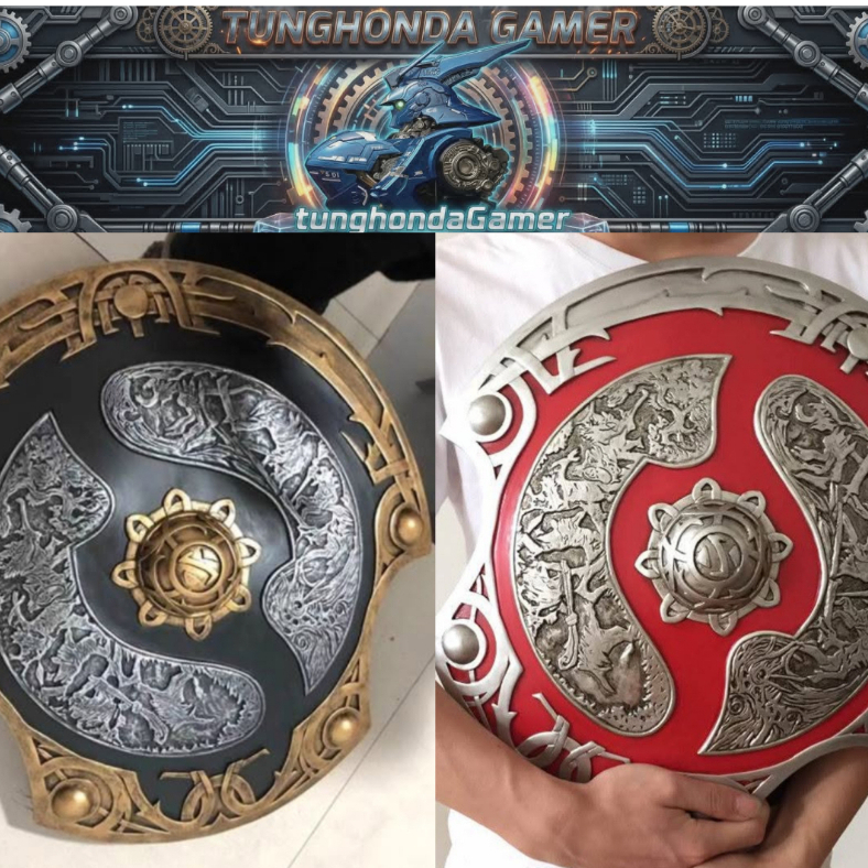 mô hình khiên Aegis game DOTA 2 1:1 The International T1 | tunghondaGamer